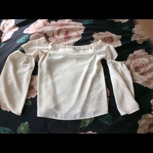 Express cream blouse